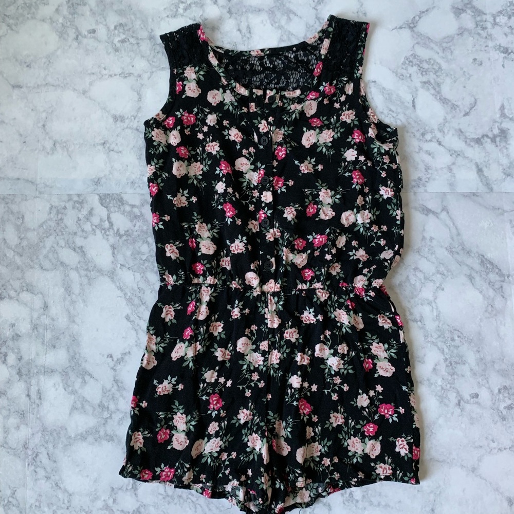 Children’s Place Girls Floral Romper